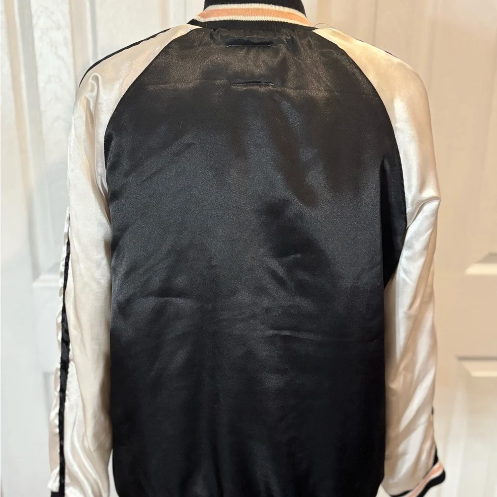 Satin Bomber Jacket - Picture 4 of 4